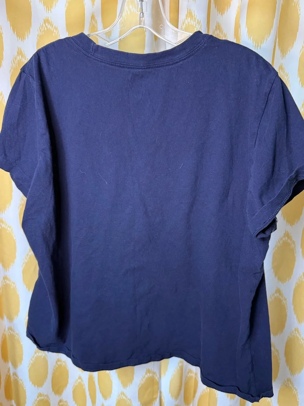 Nike Braves Navy Blue World Series Graphic Tee with Red & White Accents